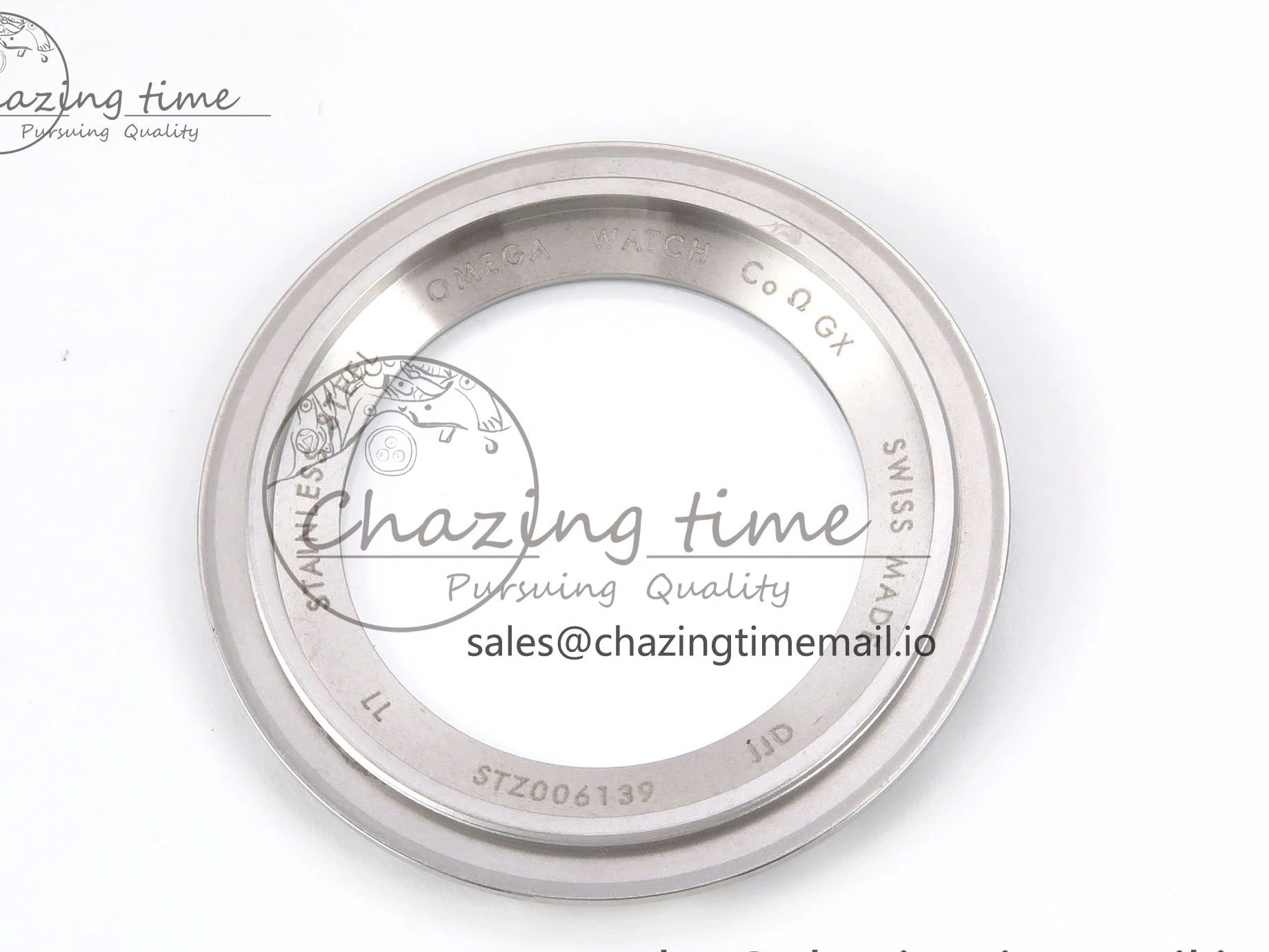 0409 HighQuality Seamaster Diver 300M OMF 1:1 Best Edition Blue Red Ceramic White Dial on SS Bracelet A 7705